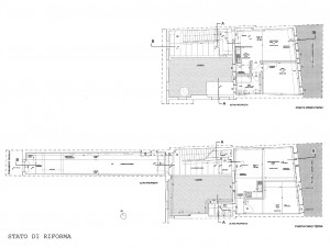 1) piante di progetto